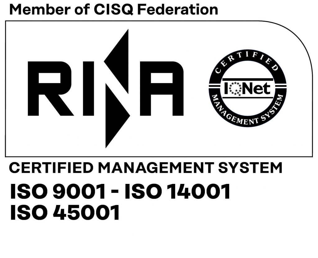 CERTIFICAZIONE SISTEMA DI GESTIONE E SICUREZZA E DELLA SALUTE SUL LUOGO DI LAVORO 45001:2018